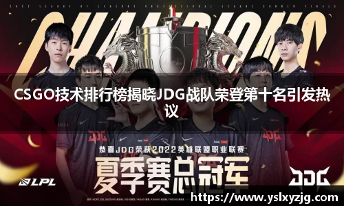 CSGO技术排行榜揭晓JDG战队荣登第十名引发热议